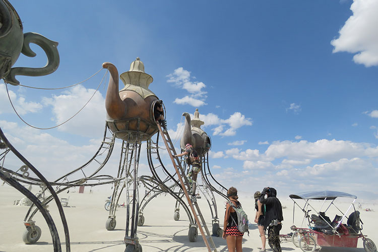 Фестиваль Burning Man (Бернинг Мэн) в штате Невада, США